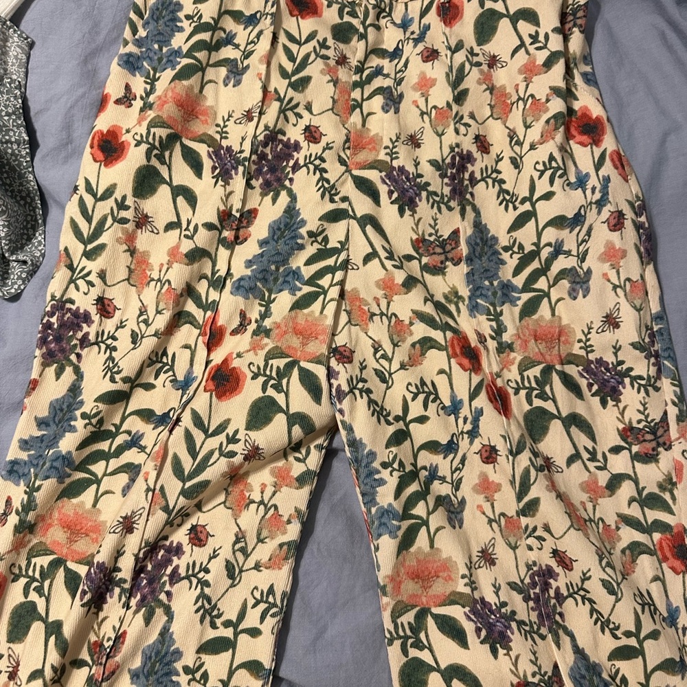 Cider Floral Print Women's Trousers